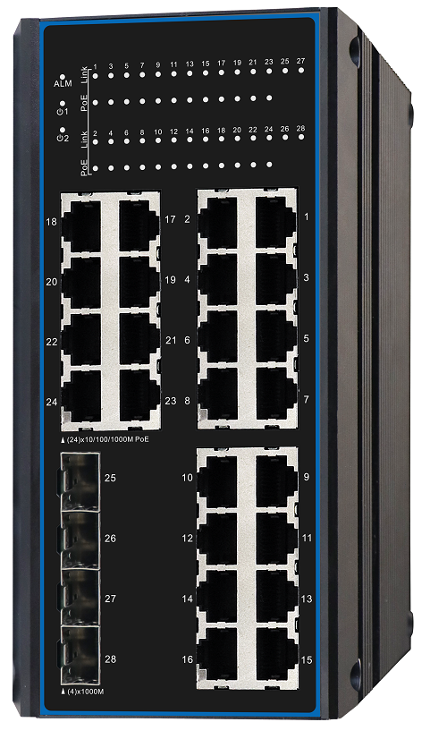 L2千兆4光24電PoE/NIE6224PGM